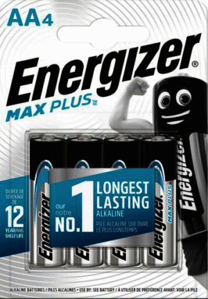 Energizer MAX PLUS LR06 AA BL4 batterij