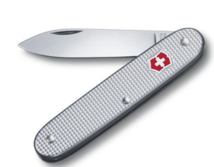 43.Victorinox Pioneer,1 func.,zilver alox zakmes