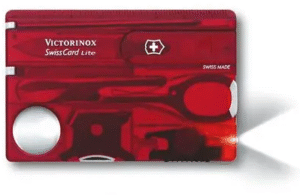 Victorinox SwissCard Lite transp.rood 13 functions