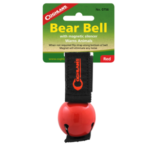 Coghlans Bear bell red without carabiner
