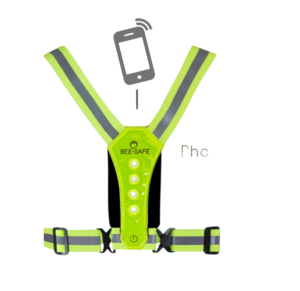 Bee-safe Led Vest USB Phone pocket